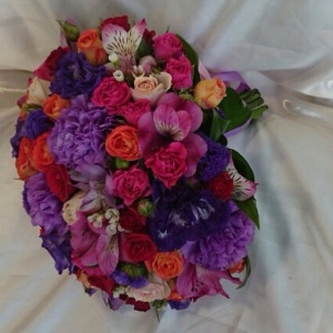 Экзотика и свадебный букет, от Цветочного Салона "Азалия".