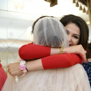 Браслетик для подружки невесты, от Цветочного Салона "Азалия".